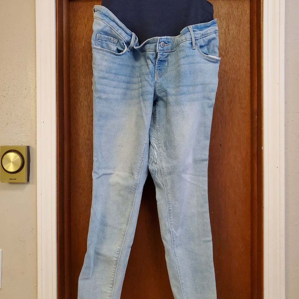 Rockstar Super Skinny size 12 maternity jeans, Old Navy. Perfect condition